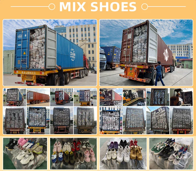 Factory Wholesale Shoes Second Hand Mixed in Bales Men Women Used Shoes