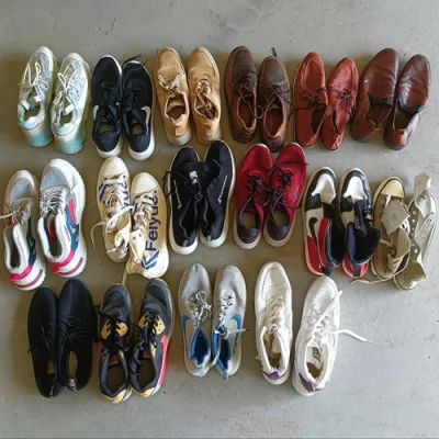 Mixed Men Second Hand Used Shoes Women Shoes Stock Bales